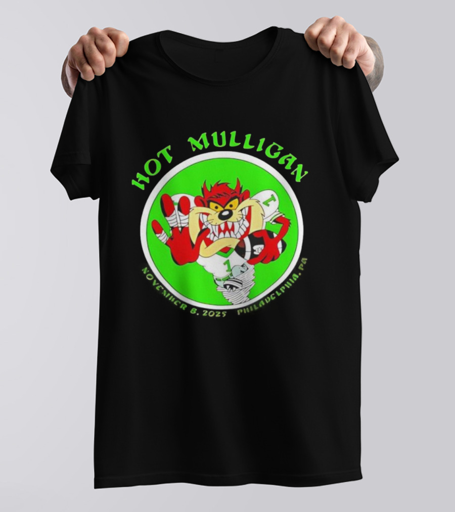 Hot Mulligan The Fillmore Philadelphia Nov 8th 2025 Looney Tunes Character T-Shirt