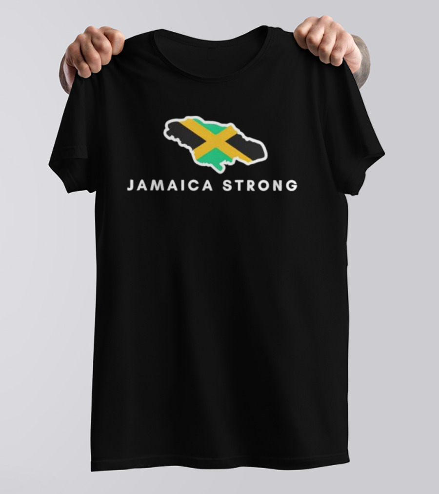 Jamaica Strong Island Flag Resilience T-Shirt