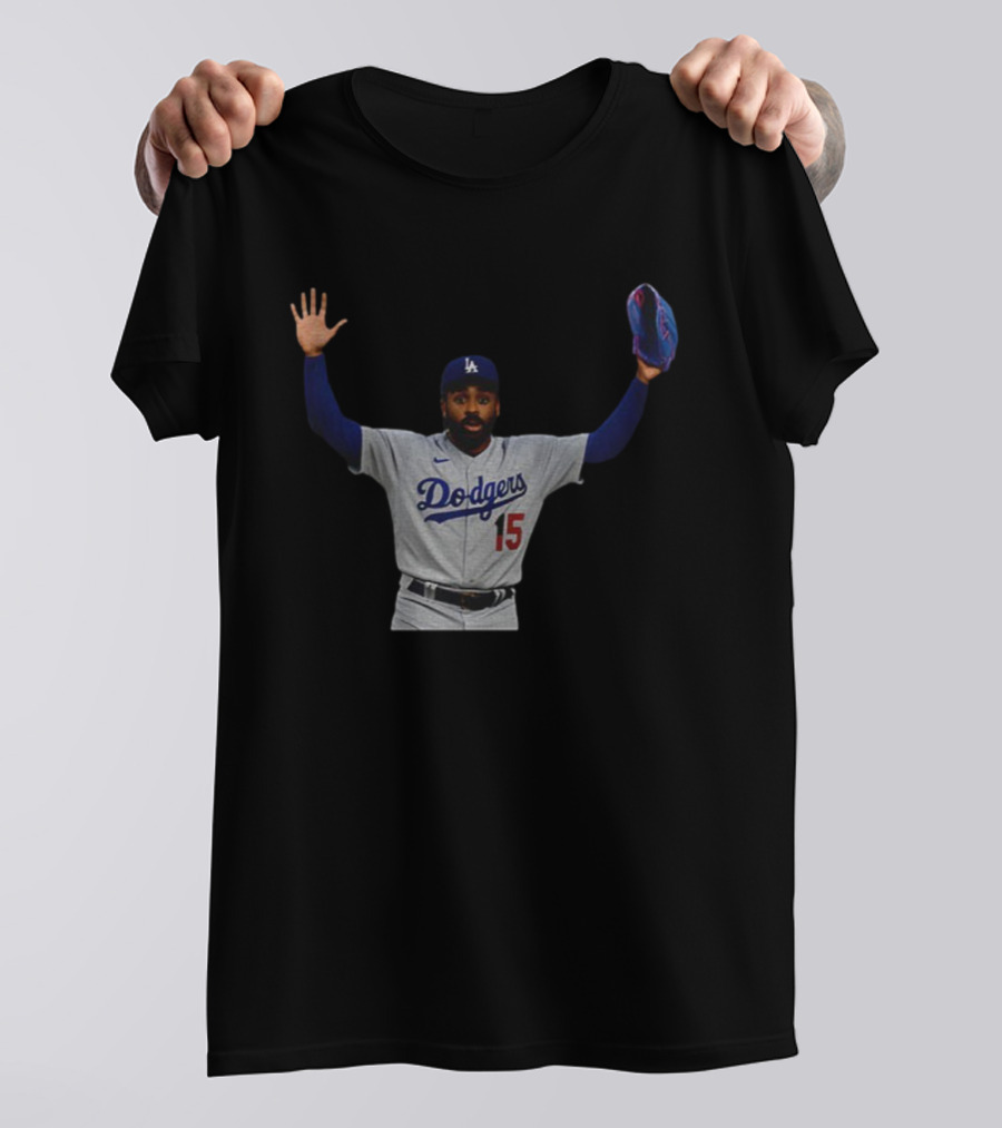 Los Angeles Dodgers Justin Dean 15 MLB World Series 2025 T-Shirt