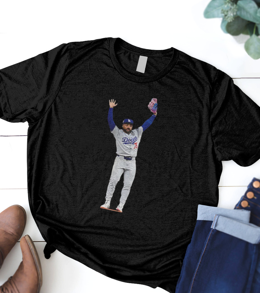 Justin Dean Meme Los Angeles Dodgers MLB Baseball Player World Series 2025 T-Shirt
