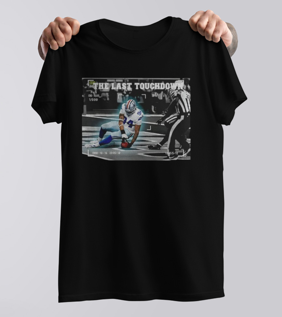 Marshawn Kneeland The Last Touchdown Football 94 Dallas Cowboys October 15 1998 T-Shirt