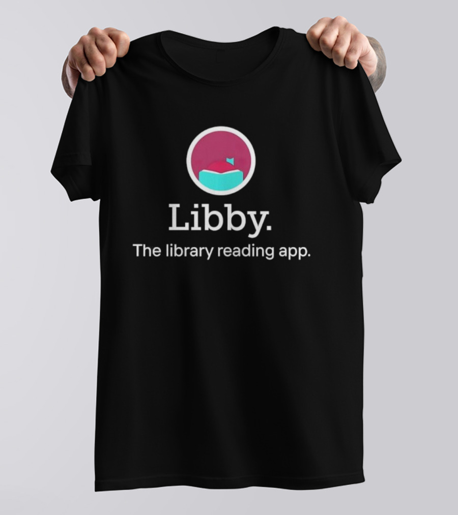 Libby The Library Reading App Book Logo T-Shirt
