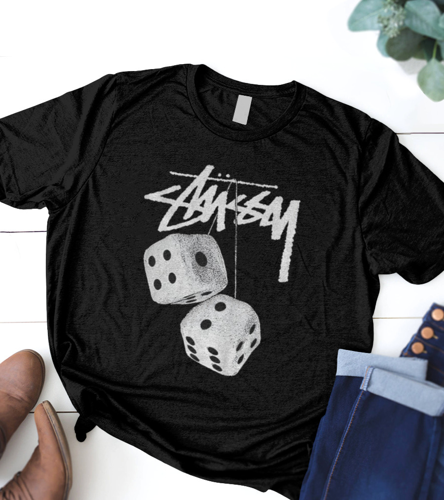 Stussy Hanging Dice Vintage Style T-Shirt