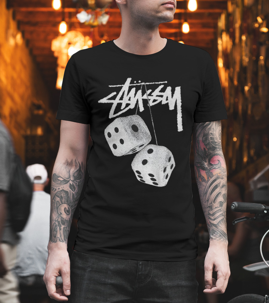 Stussy Hanging Dice Vintage Style T-Shirt
