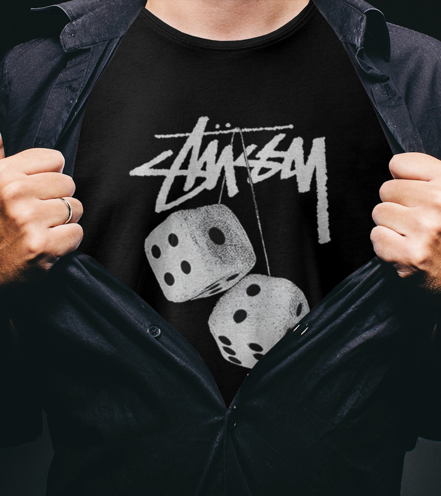 Stussy Hanging Dice Vintage Style T-Shirt
