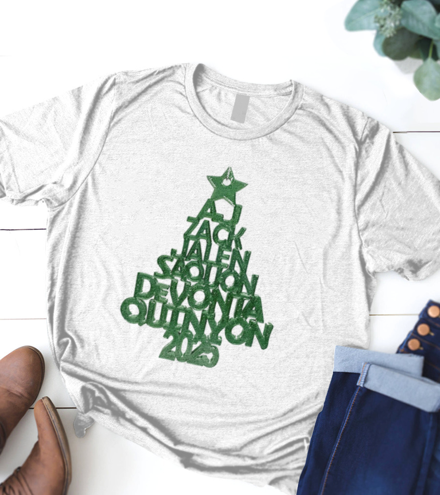 Philadelphia Eagles Christmas Star Jalen DeVonta 2025 T-Shirt