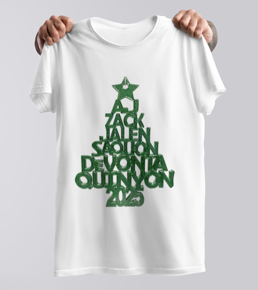 Philadelphia Eagles Christmas Star Jalen DeVonta 2025 T-Shirt