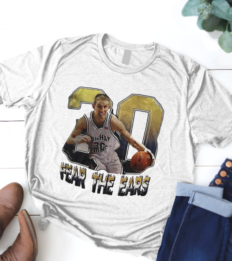 Brigham Young Basketball Fear The Ears 30 T-Shirt