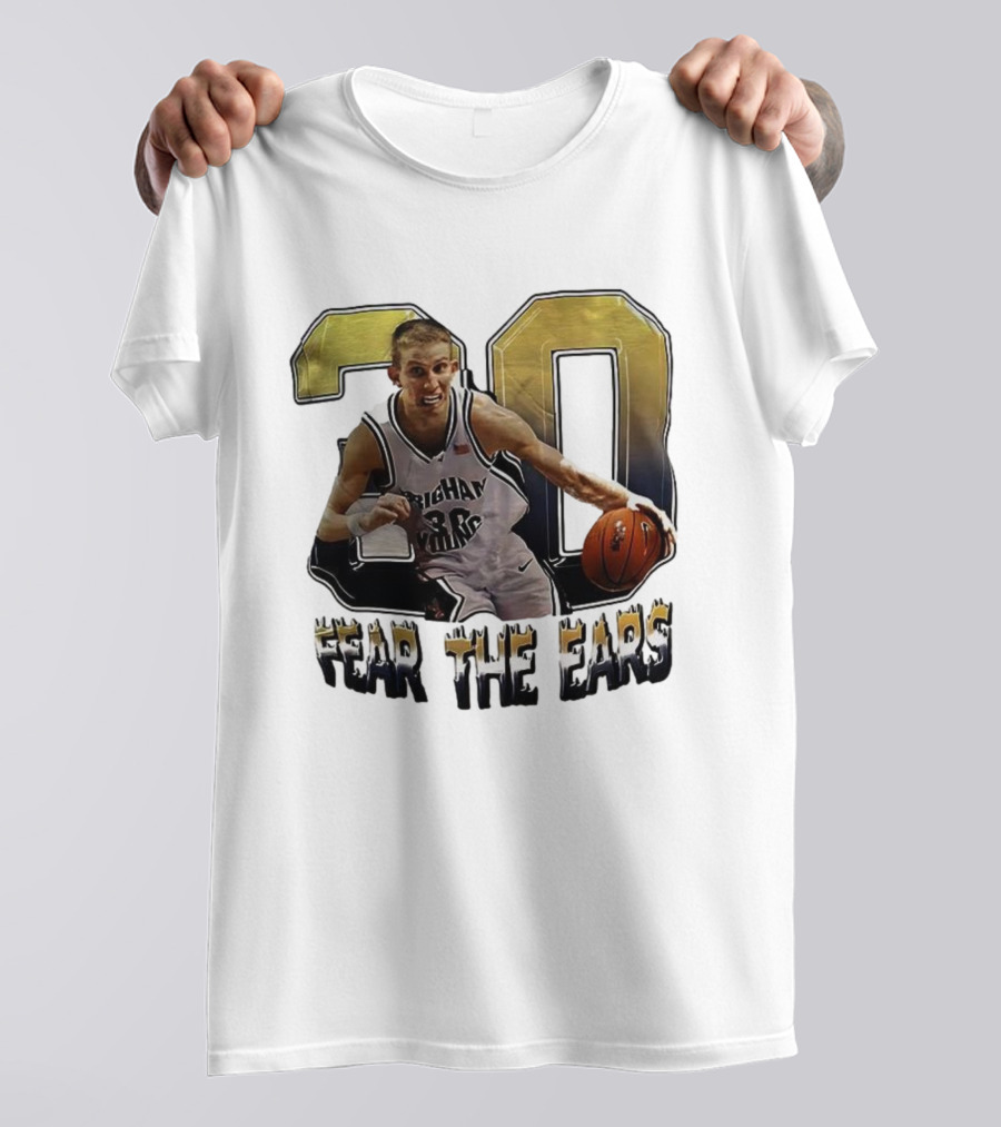 Brigham Young Basketball Fear The Ears 30 T-Shirt