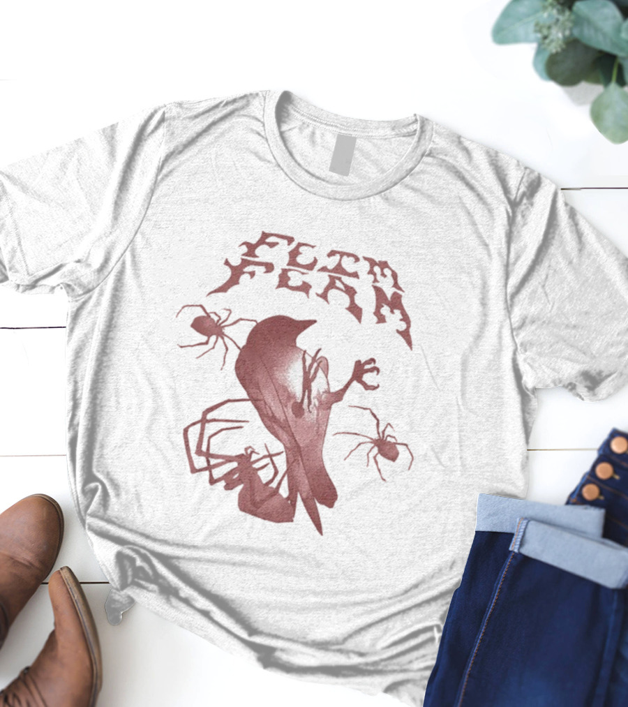 FLIM FLAM Bird And Spiders Web T-Shirt
