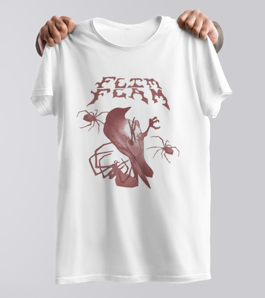FLIM FLAM Bird And Spiders Web T-Shirt