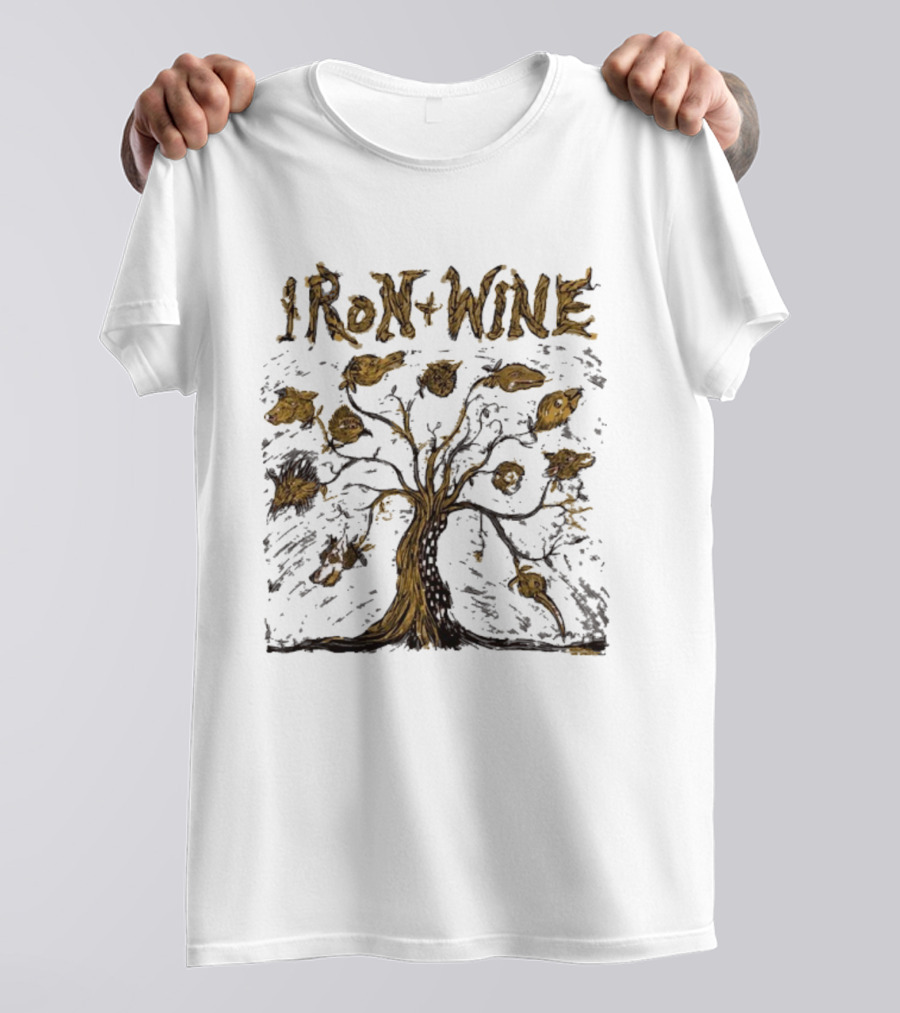 Iron And Wine Tree Branches And Birds T-Shirt