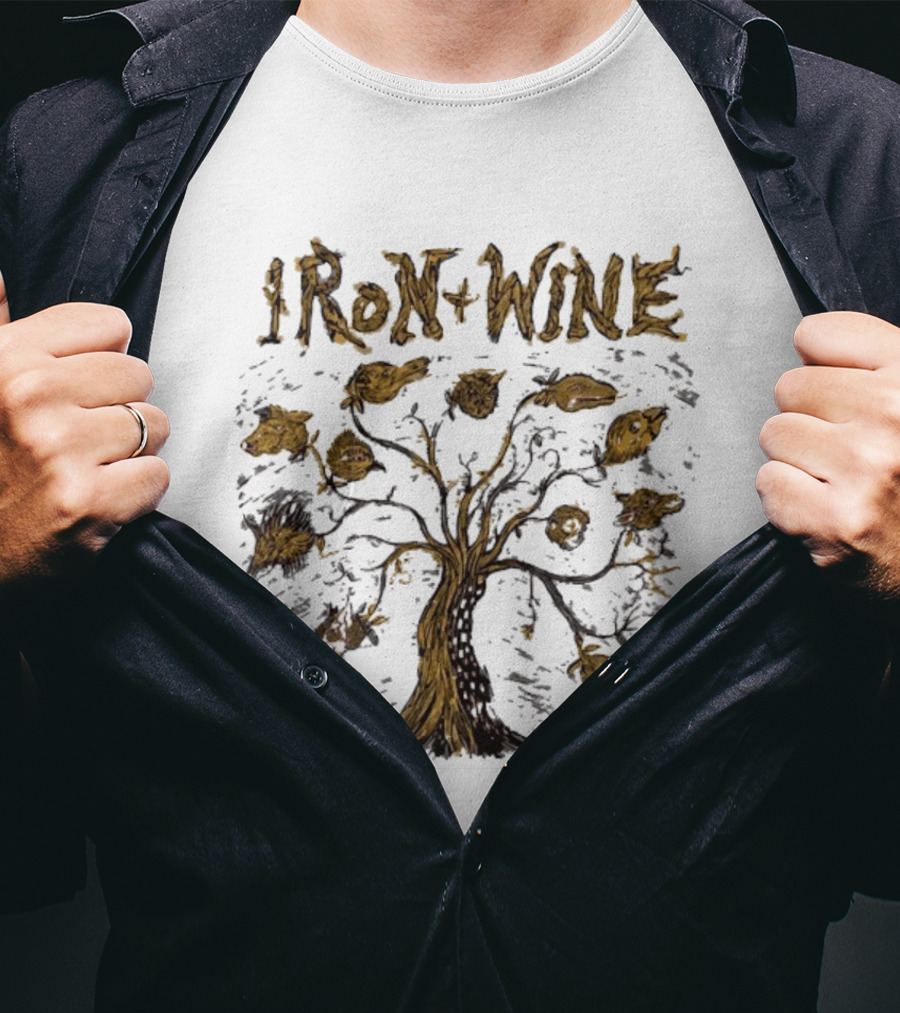 Iron And Wine Tree Branches And Birds T-Shirt