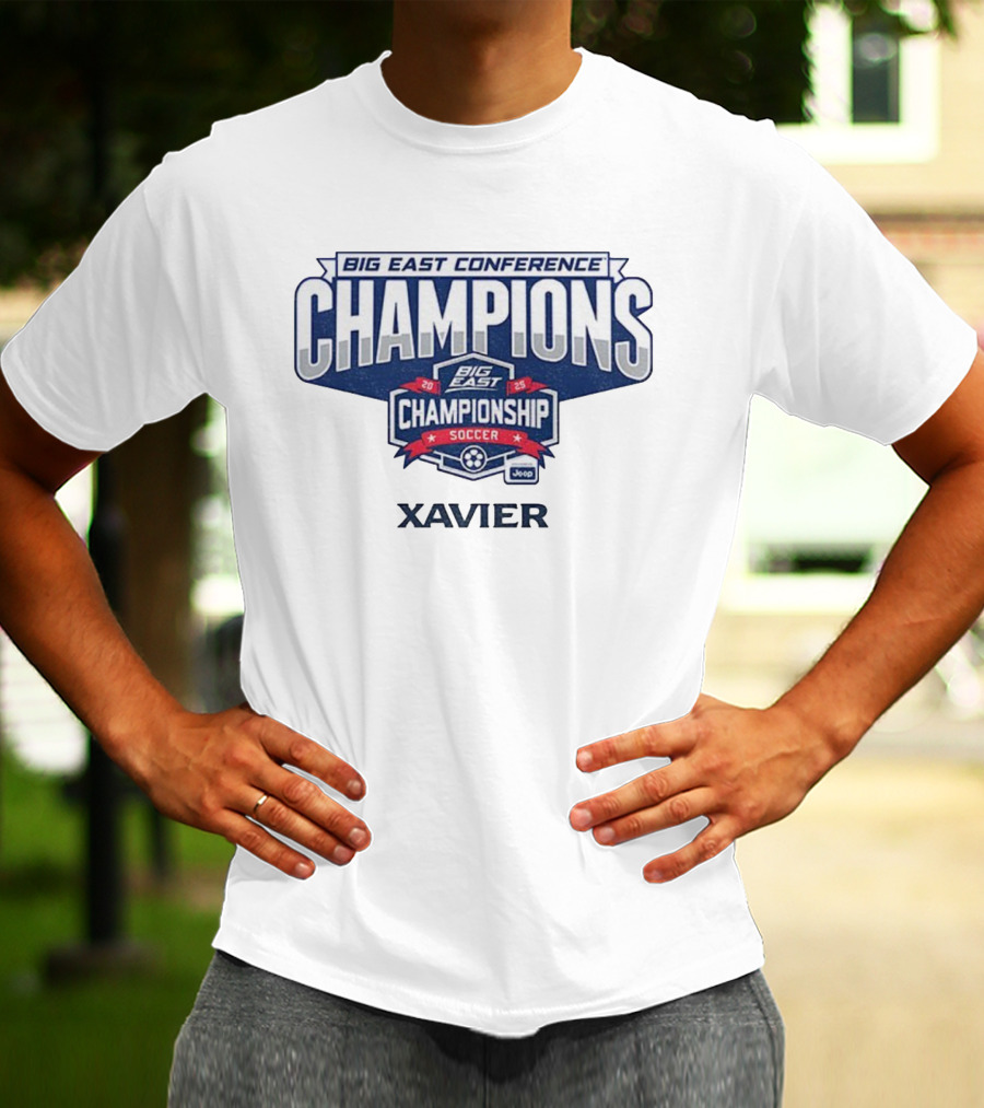 Xavier Big East Conference Champions 2025 Soccer Championship Jeep T-Shirt