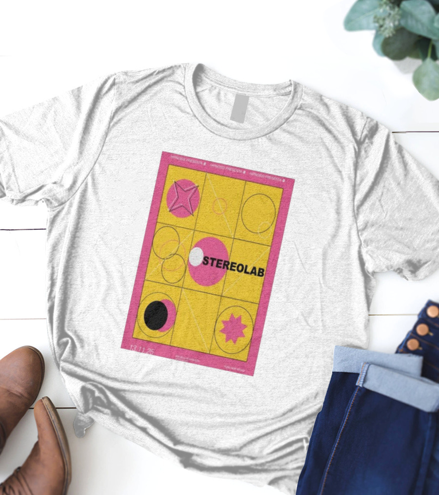 Hypnosis Presenta Stereolab Mexico 13.11.25 Foro Indie Rocks Escuela De Aviacion T-Shirt