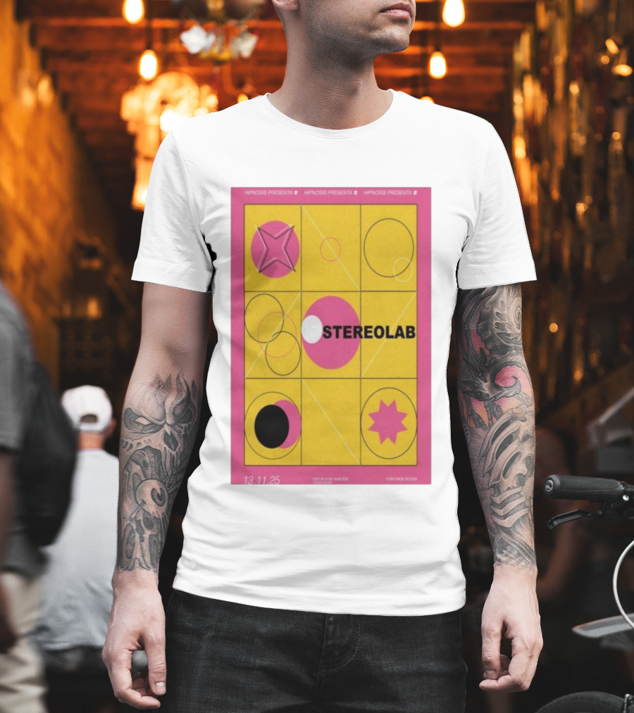 Hypnosis Presenta Stereolab Mexico 13.11.25 Foro Indie Rocks Escuela De Aviacion T-Shirt