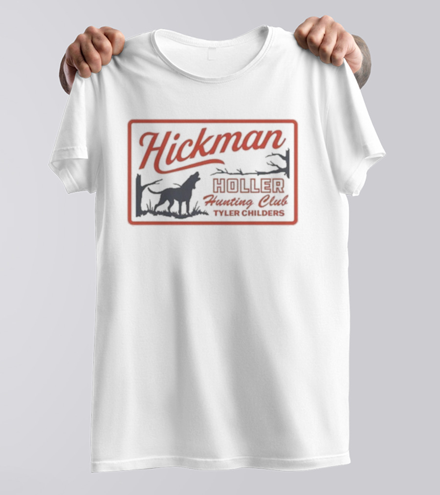 Hickman Holler Hunting Club Tyler Childers Wolf Trees T-Shirt