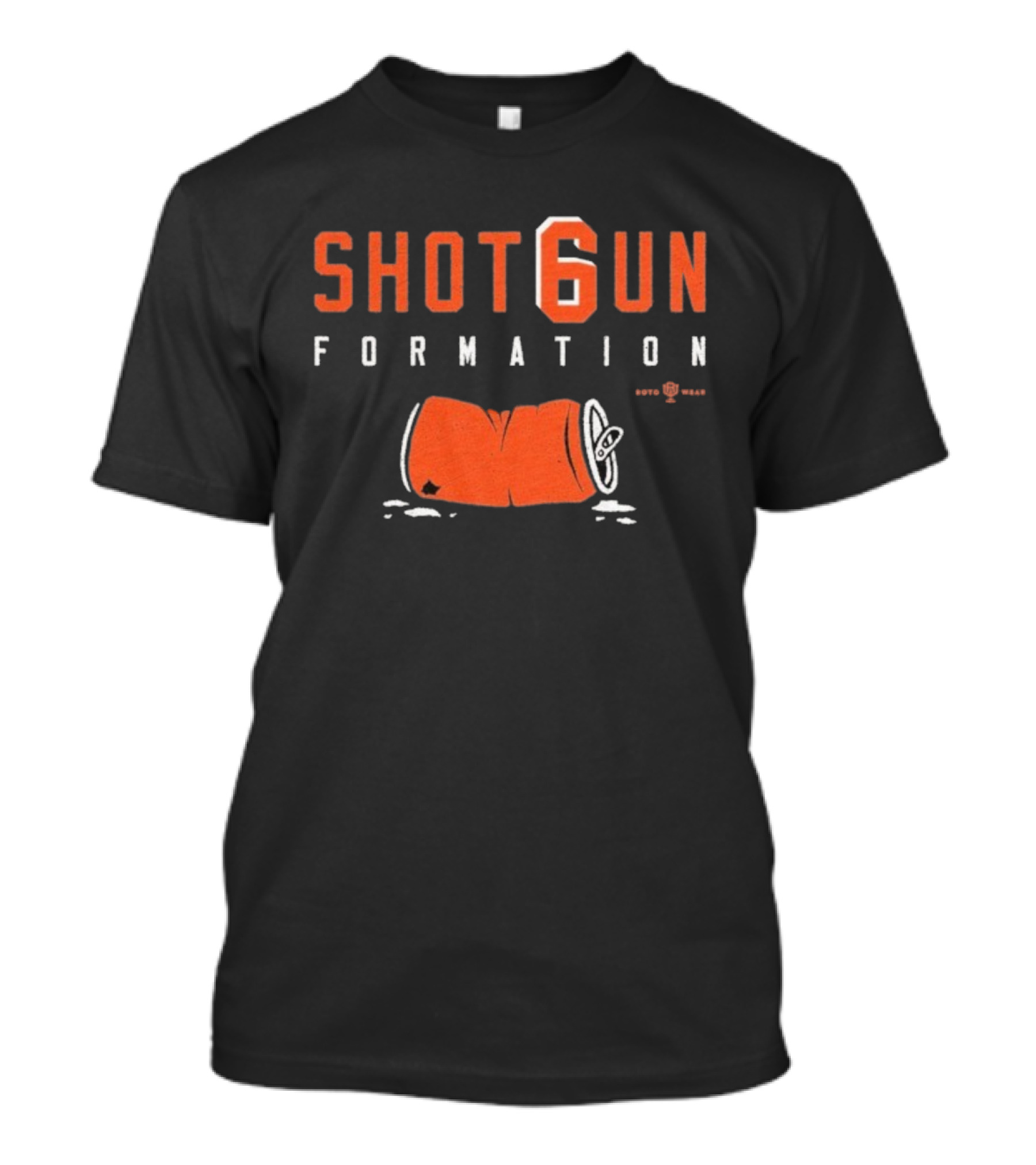 SHOTGUN FORMATION 6 CLEVELAND BROWNS T-Shirt