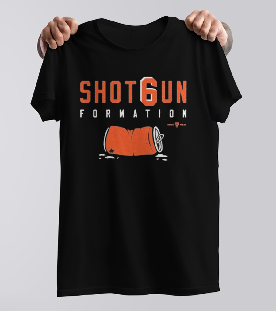 SHOTGUN FORMATION 6 CLEVELAND BROWNS T-Shirt