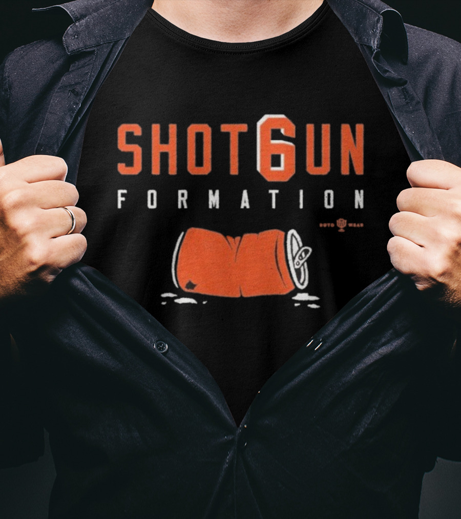 SHOTGUN FORMATION 6 CLEVELAND BROWNS T-Shirt