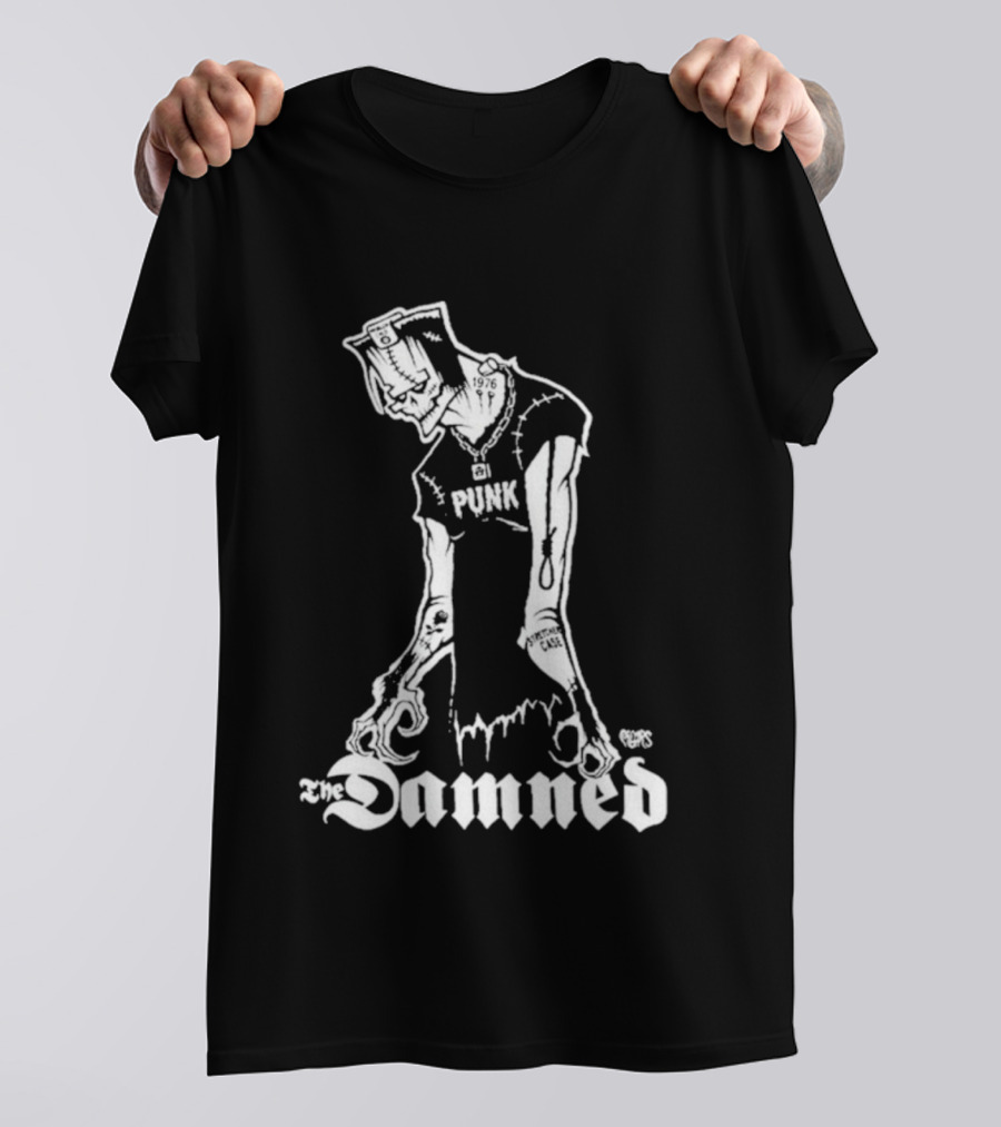 Duff McKagan Punk The Damned Stage Worn Iconic Style T-Shirt
