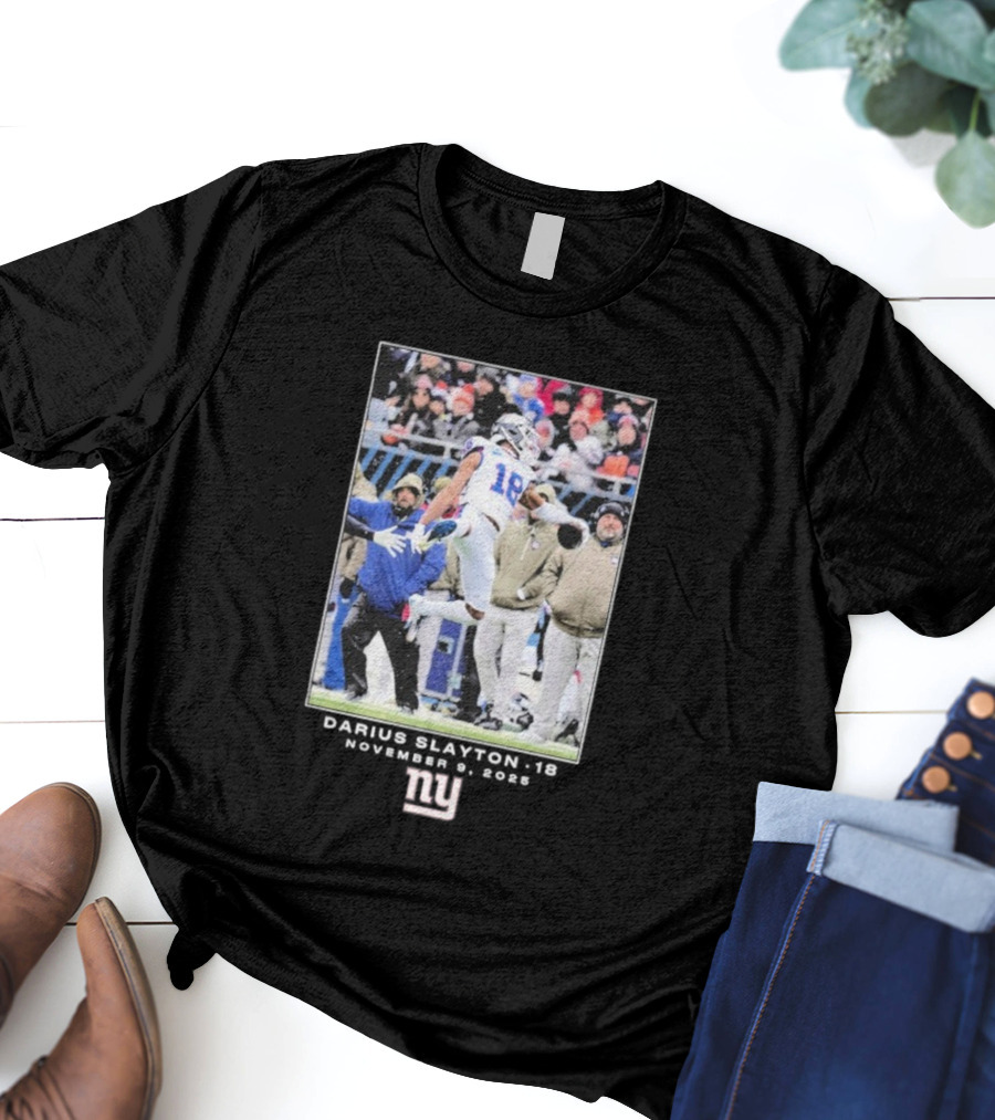 Darius Slayton New York Giants NFL Week 10 November 9 2025 T-Shirt