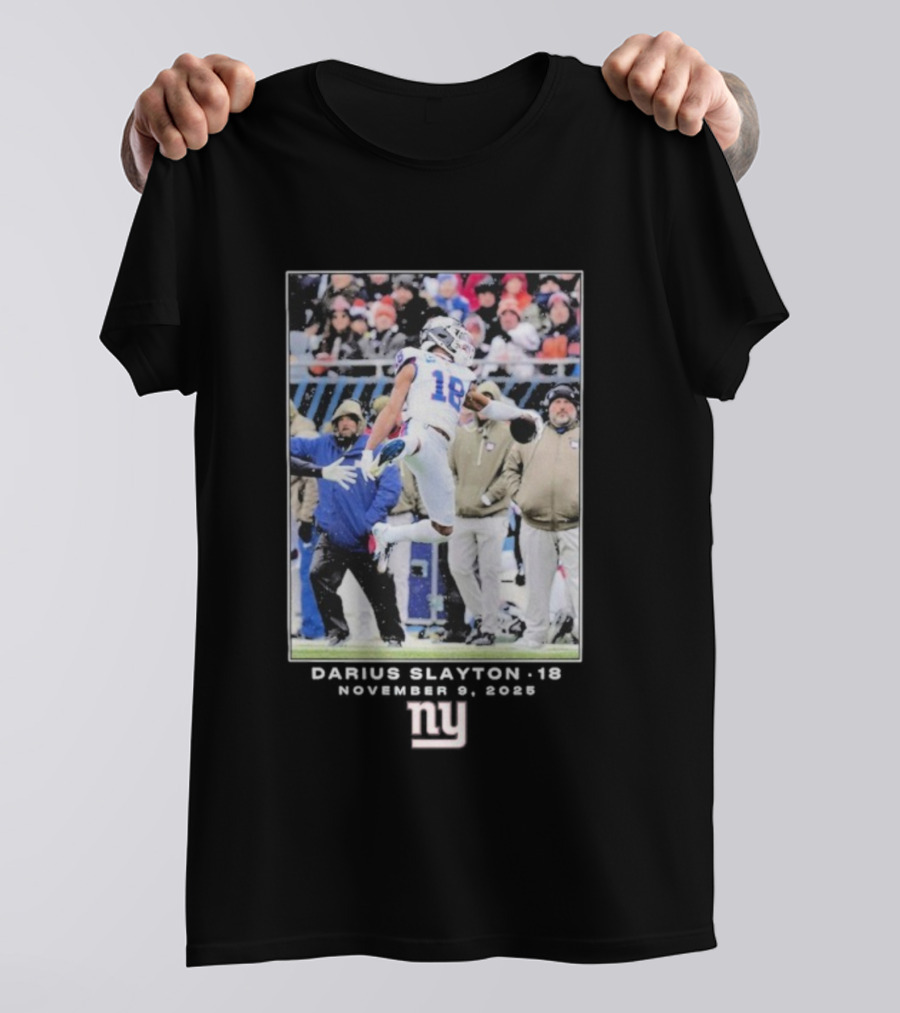 Darius Slayton New York Giants NFL Week 10 November 9 2025 T-Shirt