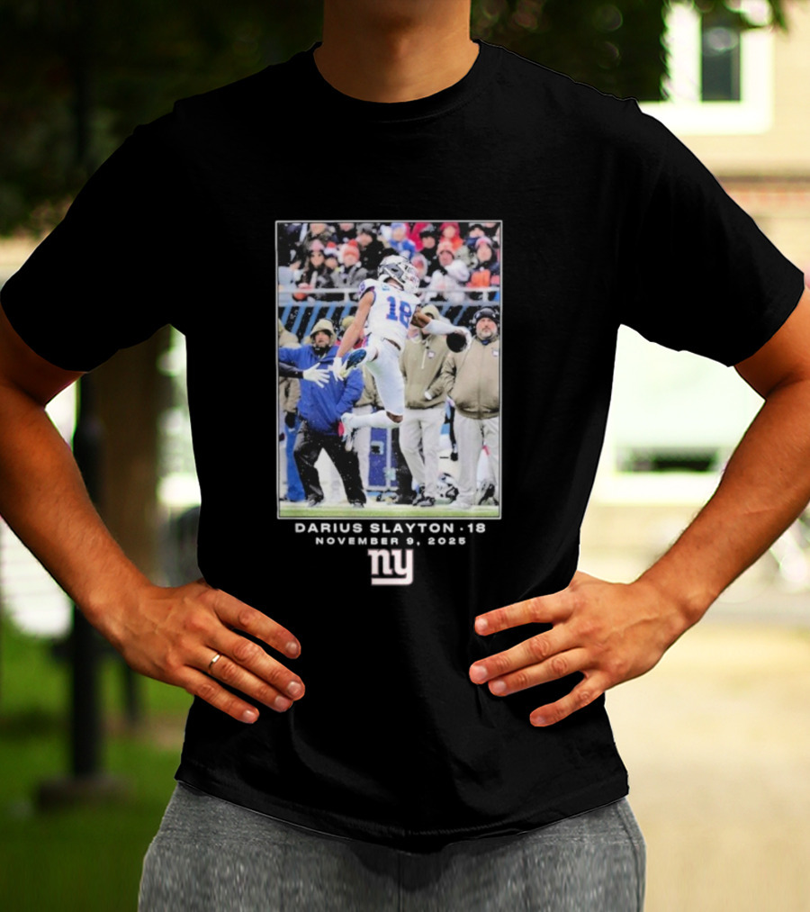 Darius Slayton New York Giants NFL Week 10 November 9 2025 T-Shirt