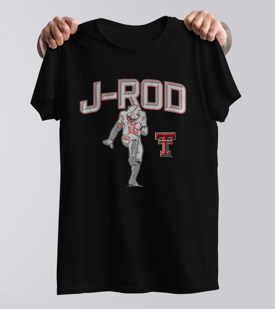 J-Rod Texas Tech Red Raiders Football 2025 Jacob Rodriguez T-Shirt