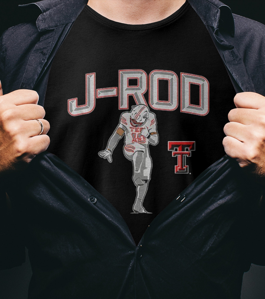 J-Rod Texas Tech Red Raiders Football 2025 Jacob Rodriguez T-Shirt