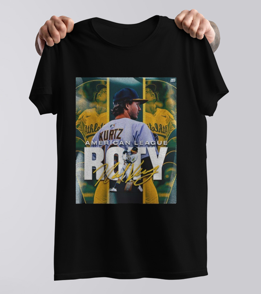 Kurtz American League ROTY Athletics Signature T-Shirt