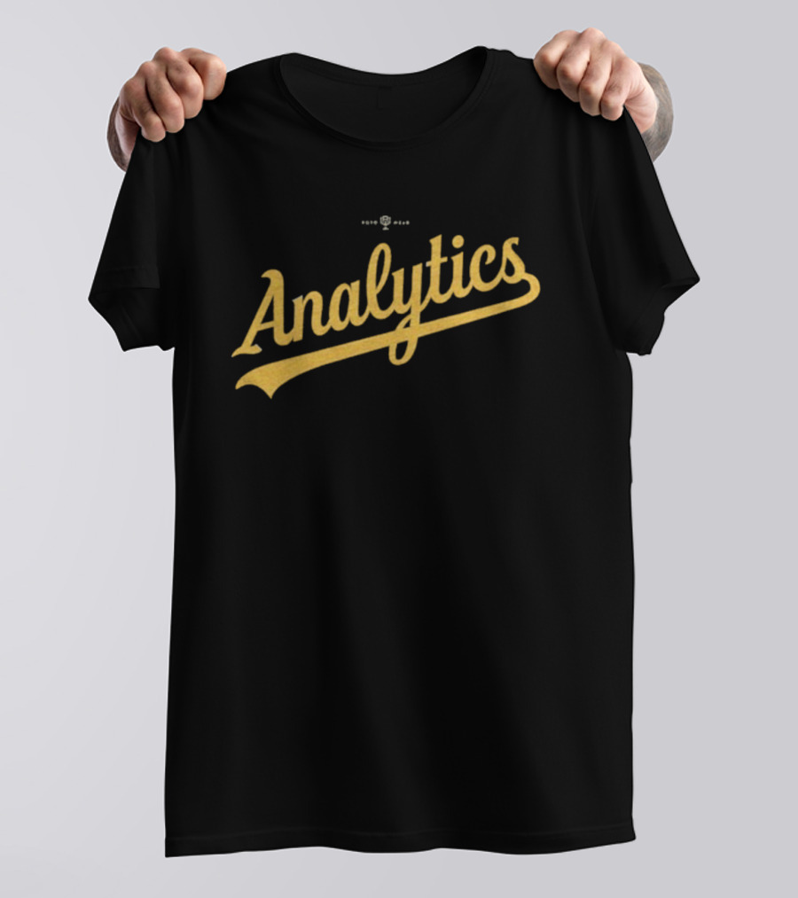 Oakland Athletics Analytics Script Retro Style T-Shirt
