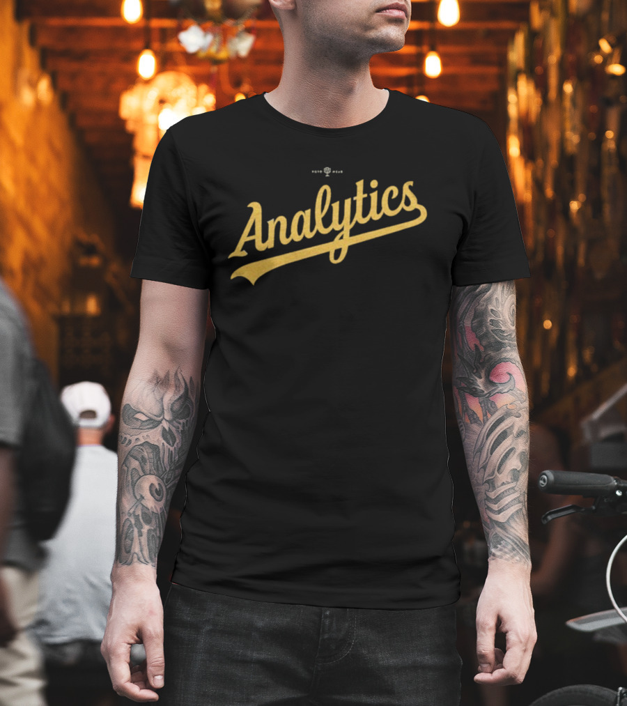 Oakland Athletics Analytics Script Retro Style T-Shirt