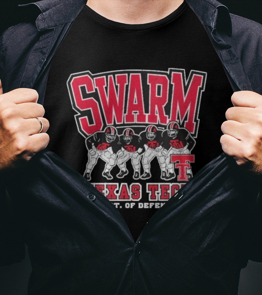 Texas Tech Swarm Dept Of Defense Red Raiders T-Shirt
