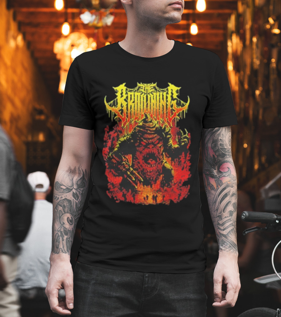 The Browning Burn This World Evolved USA Tour 2025 Destroyer Monster Fire T-Shirt