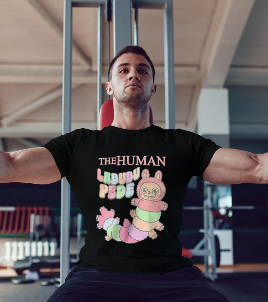 The Human Labubu Pede Pastel Cartoon Character Design T-Shirt