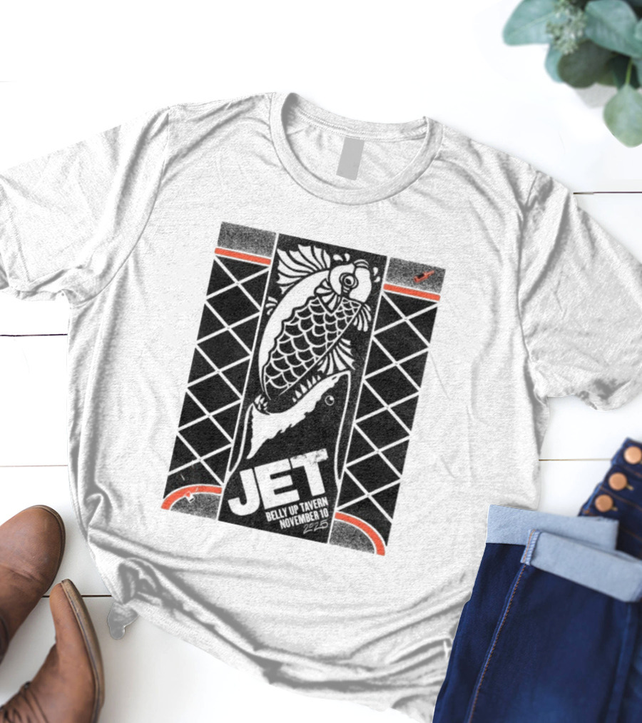 JET Fish Belly Up Tavern November 10 2025 T-Shirt