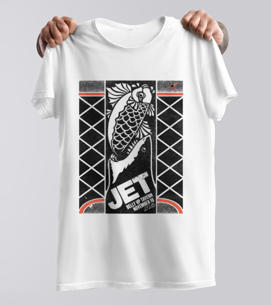 JET Fish Belly Up Tavern November 10 2025 T-Shirt