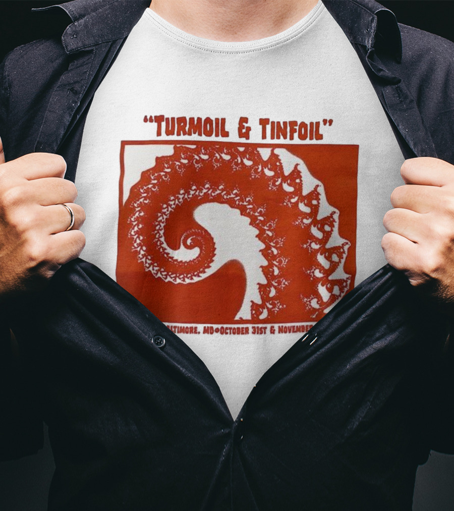 Turmoil And Tinfoil Intricate Spiral Pattern Billyween Baltimore T-Shirt