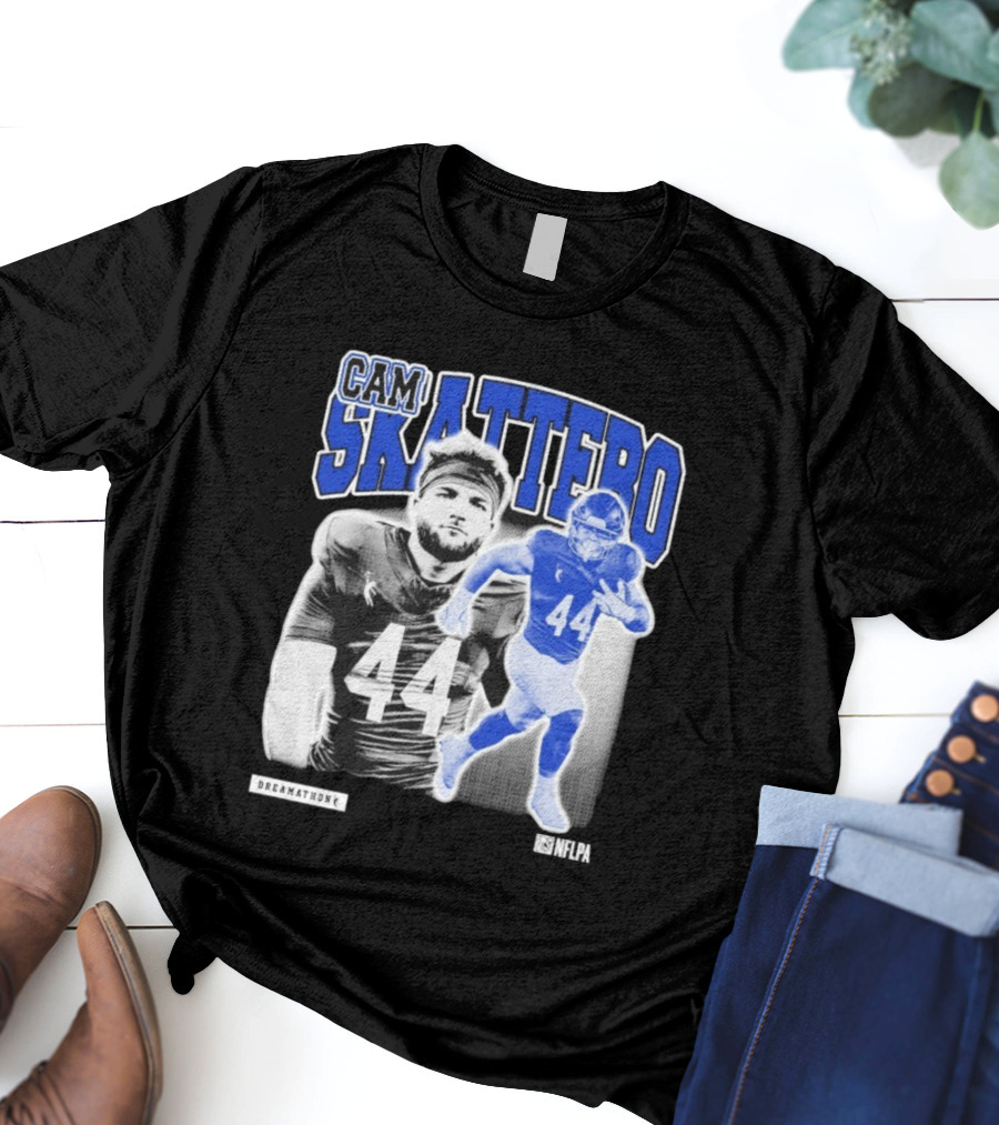 CAM Skattebo NFLPA Dreamathon Football Player 44 T-Shirt