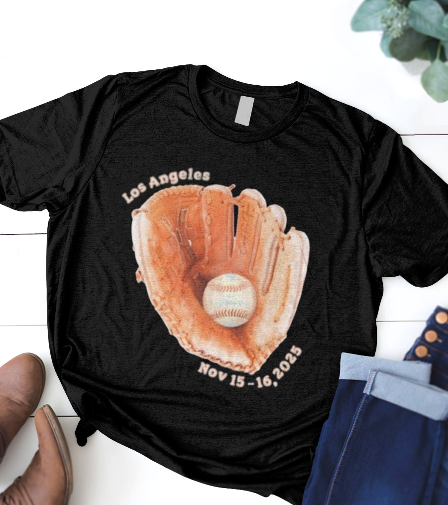 Camp Flog Gnaw Dodgers Stadium Nov 15 16 2025 Event Baseball Glove T-Shirt