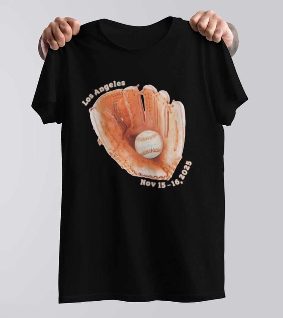 Camp Flog Gnaw Dodgers Stadium Nov 15 16 2025 Event Baseball Glove T-Shirt