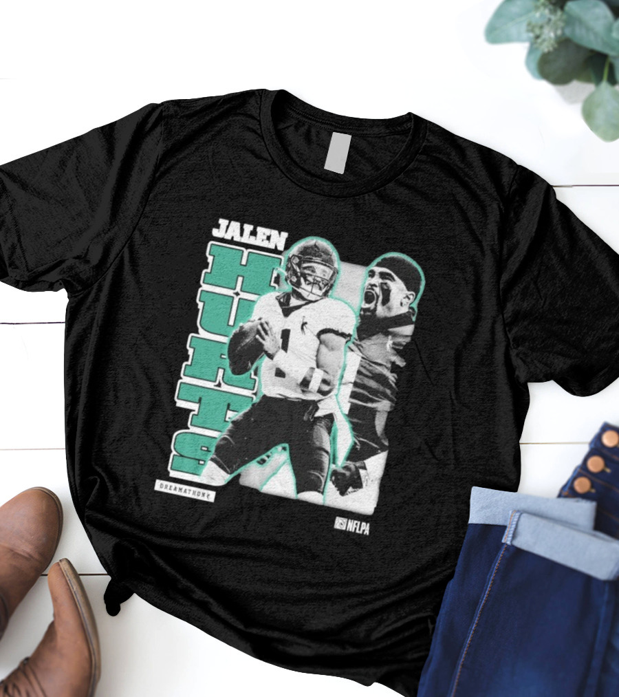 Jalen Hurts Dreamathon Philadelphia Eagles NFLPA Philly Football T-Shirt