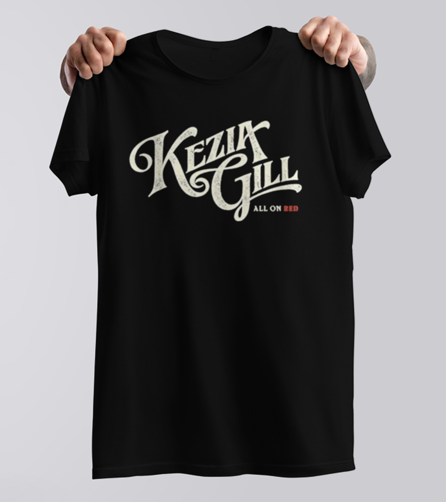 Kezia Gill All On Red Bold Vintage Style T-Shirt