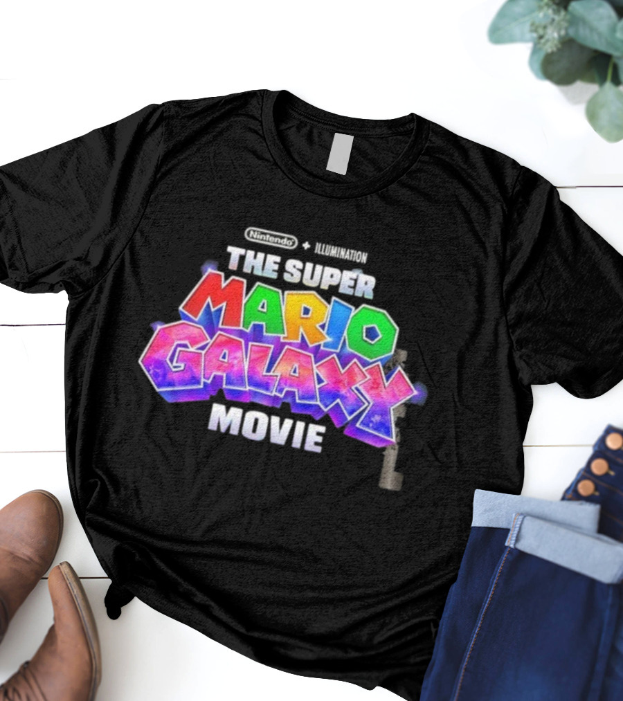 Nintendo Illumination The Super Mario Galaxy Movie 2025 Adventure T-Shirt