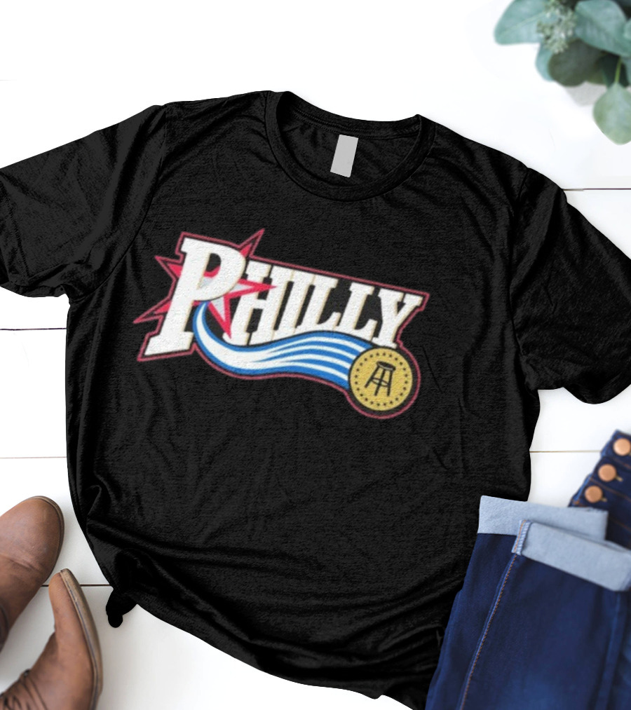 Philly Star With Stool And Wave Elements T-Shirt