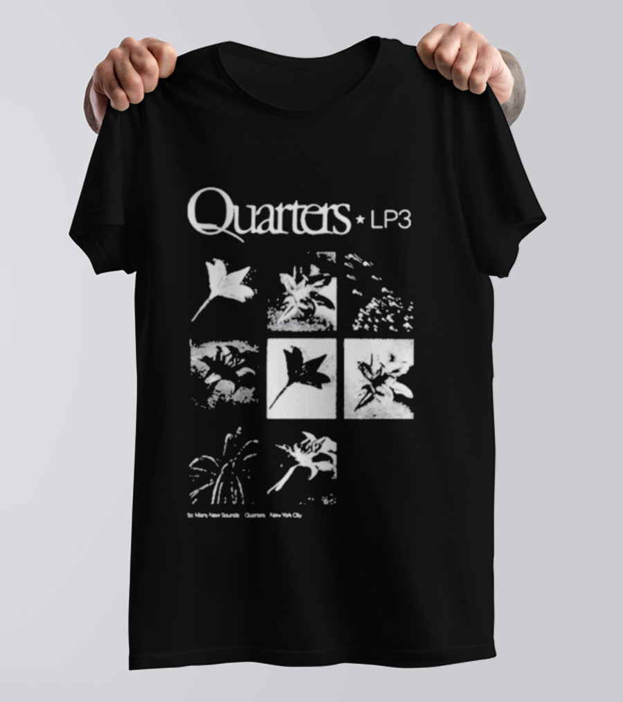 Quarters LP3 Flower Botanical Frames By The Departed Proceeds By Annie Hamilton T-Shirt