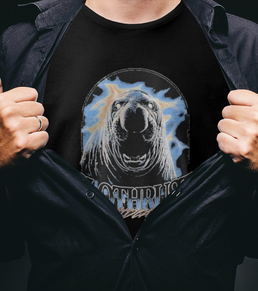 Slothrust Wildcard Walrus Thunderbolt Art T-Shirt