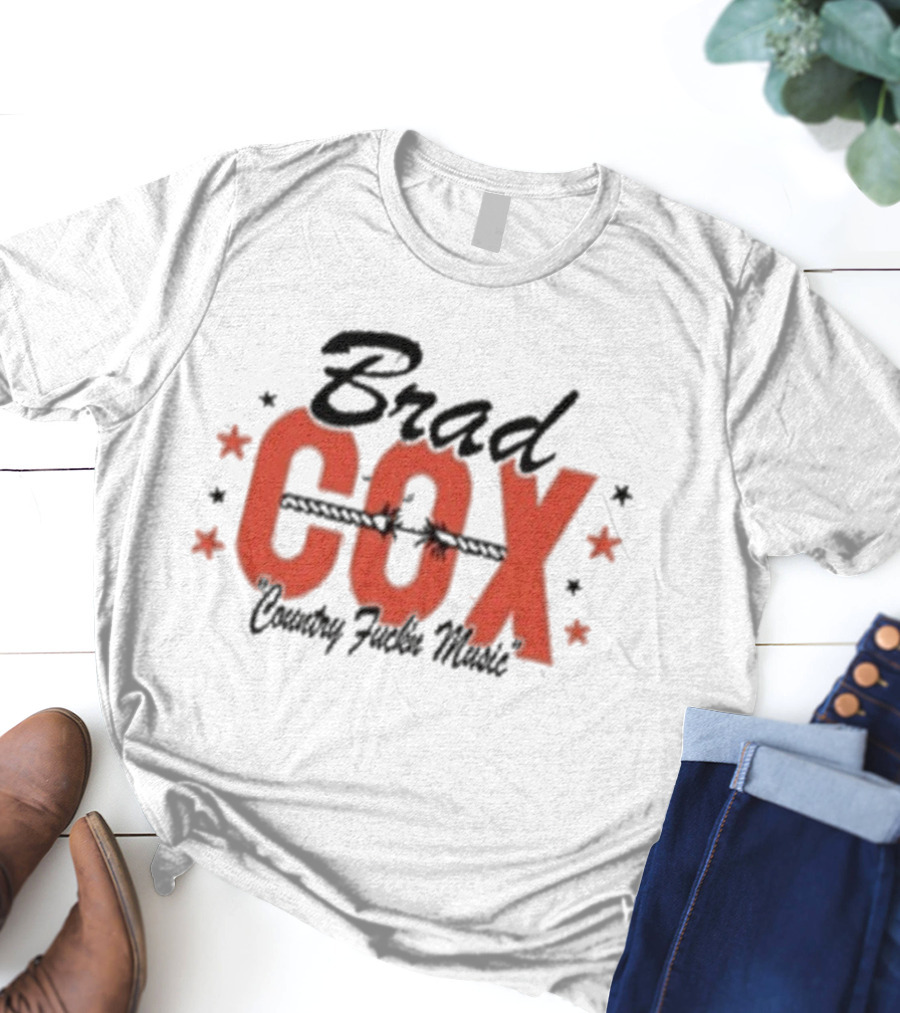 Brad Cox Country Fuckin Music Stars T-Shirt