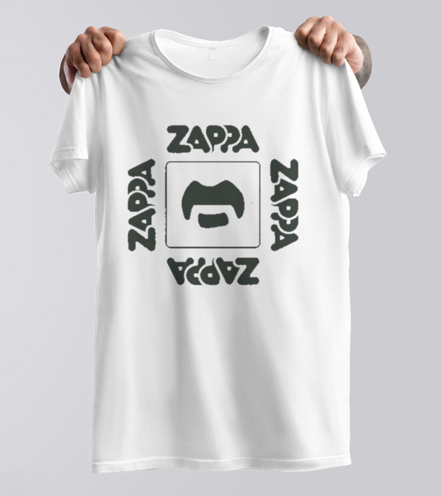 Zappa Zappa Iconic Facial Hair Motif T-Shirt